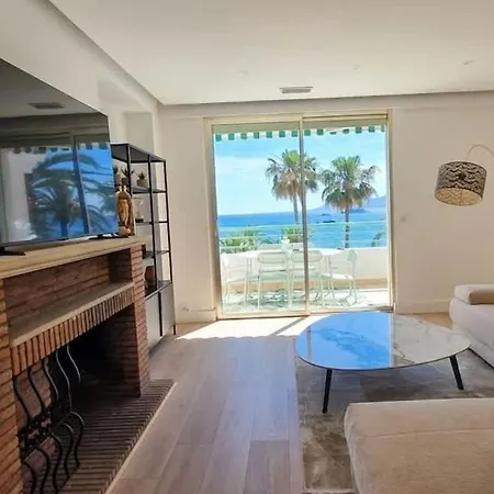 Croisette Martinez Terrace & Sea View Lägenhet Cannes
