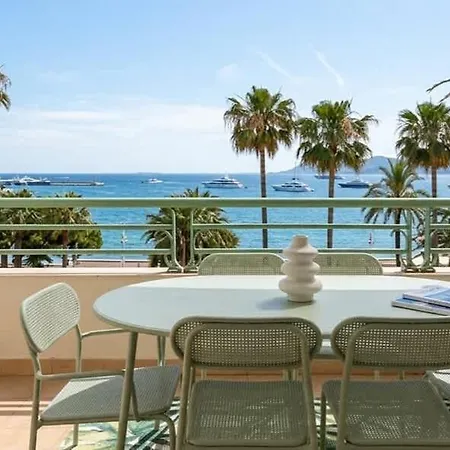 Croisette Martinez Terrace & Sea View Lägenhet *